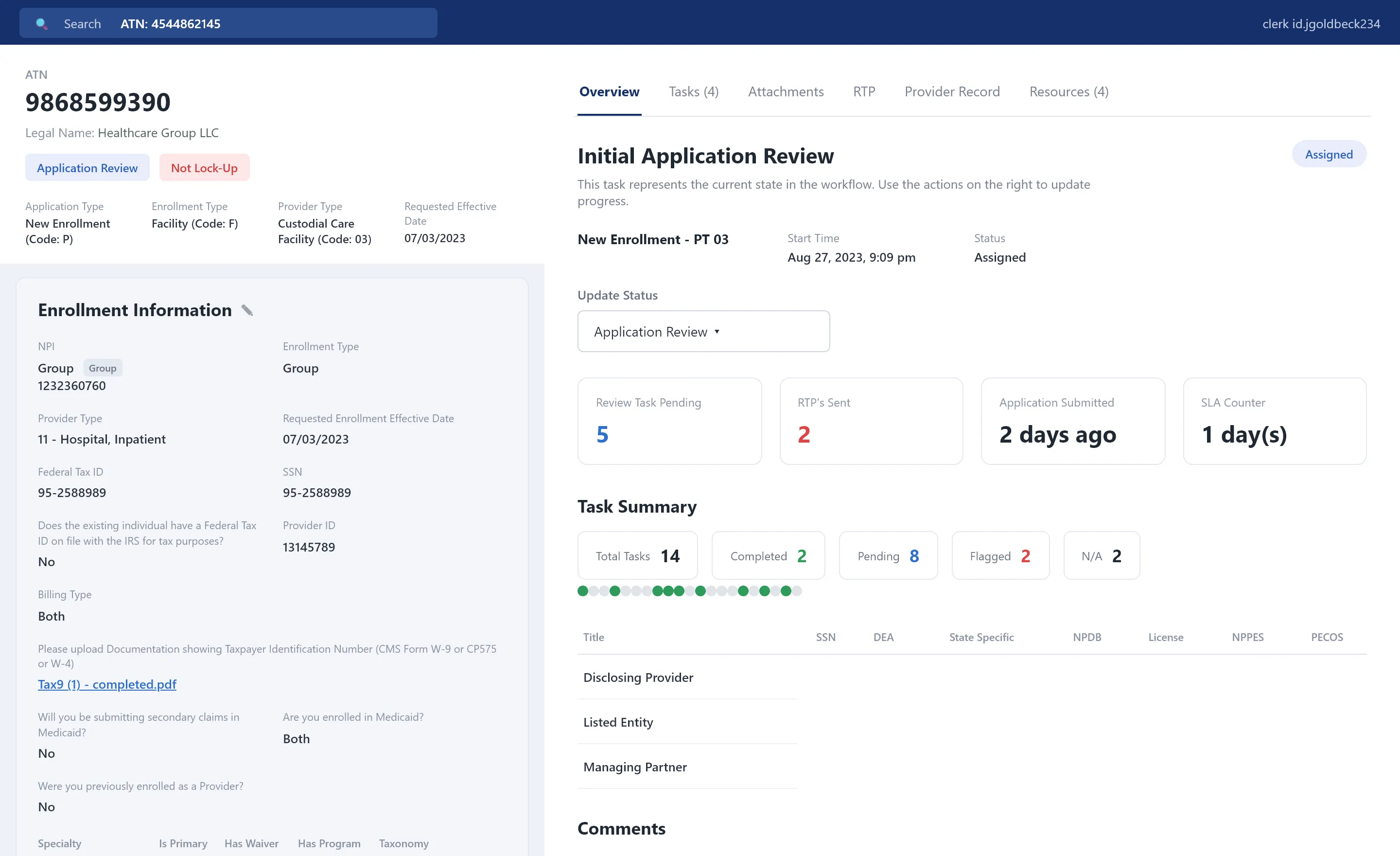 Medicaid Solutions — Review overview (illustrative reconstruction)